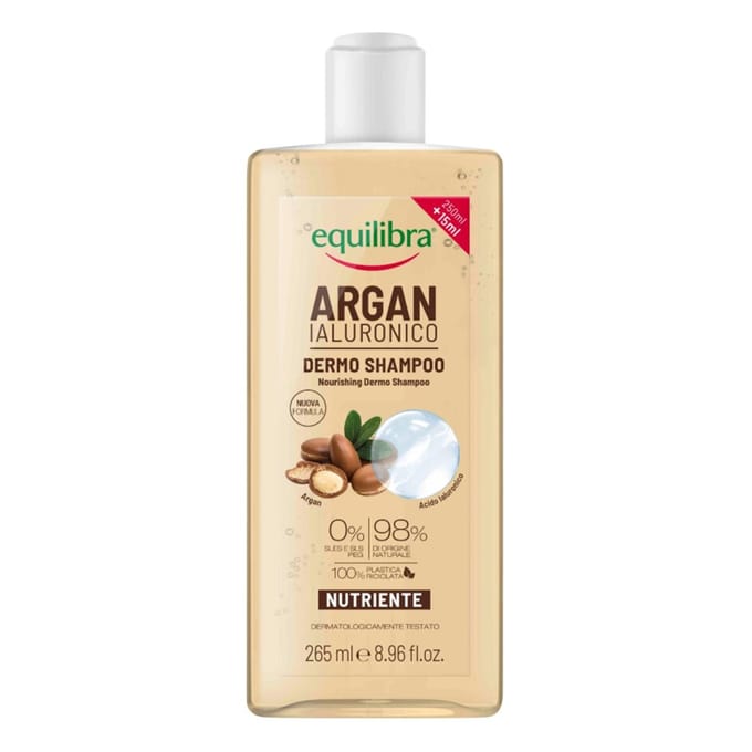 Equilibra Argan Shampoing Dermo Nourrissant Pour Cheveux 265Ml