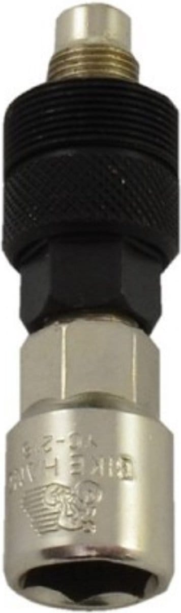 Falkx Universele cranktrekker - robuust staal - chroom afwerking - zilver/zwart