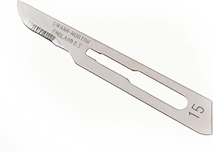 Swann Morton - Scalpelmesjes - Nr. 15 - 100 Stuks