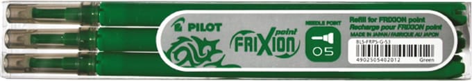 Rollerpenvulling pilot frixion bls-frp5 f groen | 12 stuks