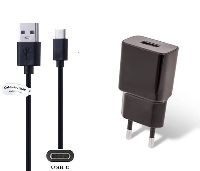 OneOne 2A lader + 1,2m standaard USB C kabel. Oplader adapter past op Canon EOS 1D x Mark 3, EOS M6 Mark 2, EOS R, EOS R3, EOS R5, EOS R5C