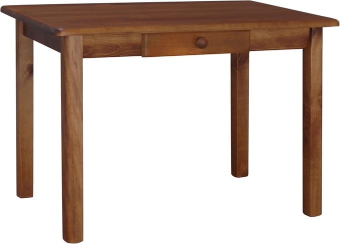 Massief Houten Eettafel met Lade voor Keuken en Woonkamer