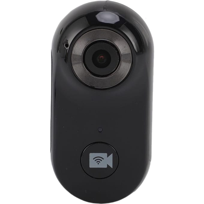 1080P WIFI Duim Actiecamera Draagbare Draagbare Bodycam APP Verbinding met Magnetische Bevestiging Beschermhoes zwart