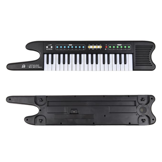 37-toetsen Elektronisch Keyboard Piano Draagbaar Mini Elektronisch Orgel Muziekinstrument 8 Tonen 6 zwart