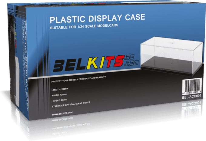 Belkits Modelbouwpakket - ACC001 Display for 1:24 Scale Model Cars Display case - Belkits - Modelbouw