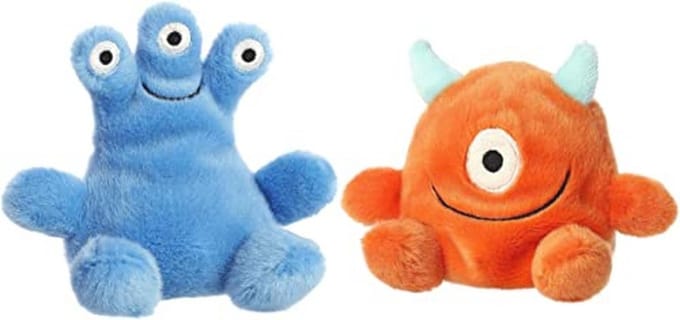 Set van twee pluche monsters - Oggy en Zeke