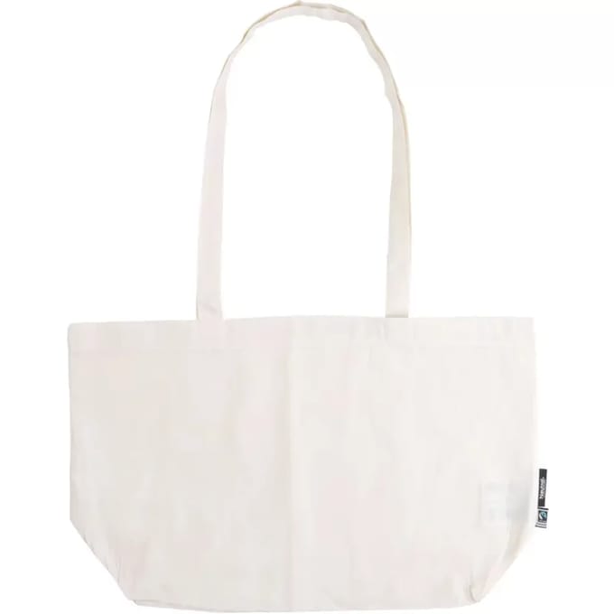 Neutral Shopping Bag With Gusset NE90015 - NATURE - 51 x 32 x 14 cm
