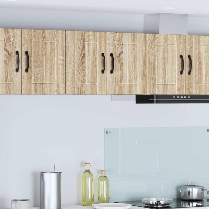 vidaXL - Wandkast - LUCCA - Sonoma - Eiken - 30 - x - 31 - x - 40 - cm - Bewerkt - hout