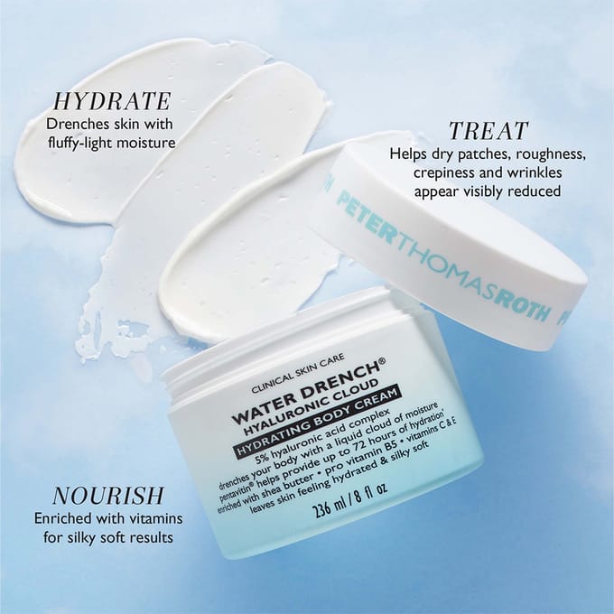 Peter Thomas Roth Water Drench Hyaluronic Cloud Hydraterende Bodycrème 236ml
