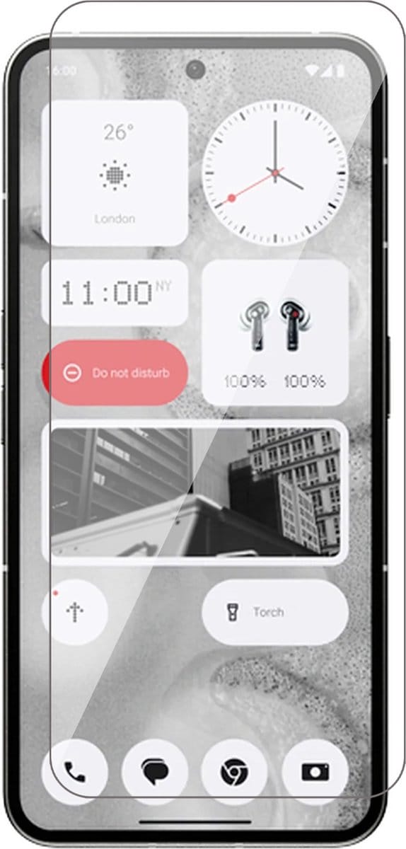 Screenprotector geschikt voor Nothing Phone 2 - Glas Screen Protector