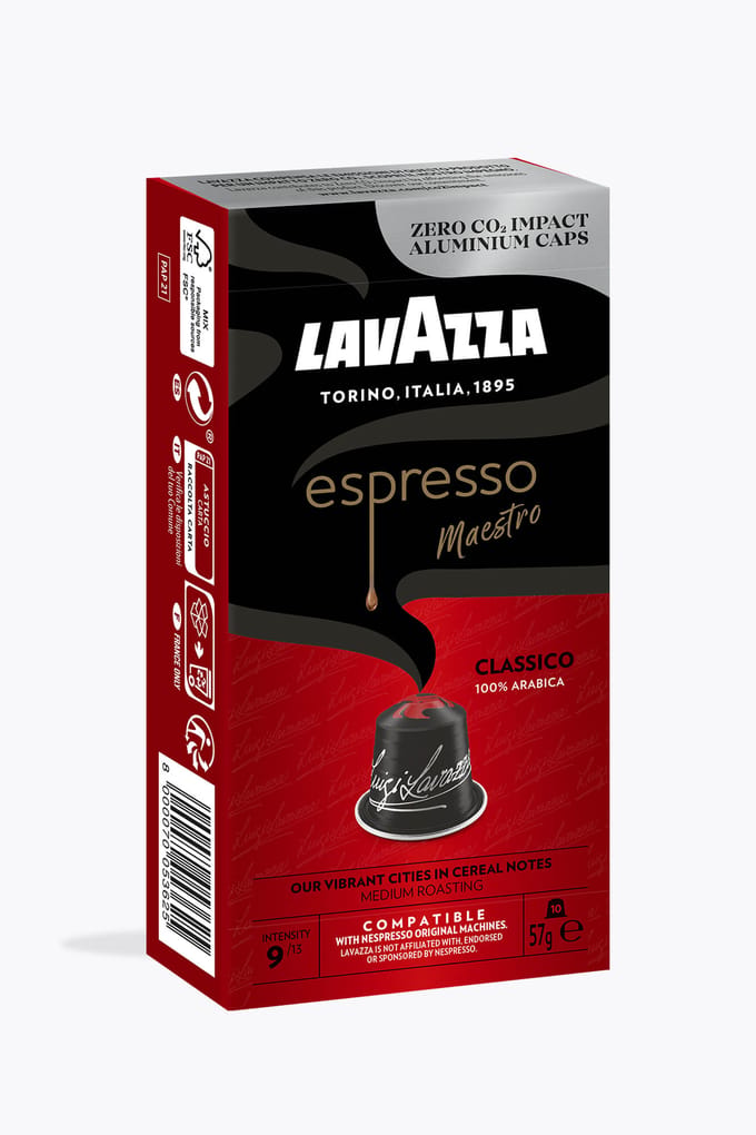 Lavazza Espresso Maestro Classico 10 capsules Nespresso®-compatibel