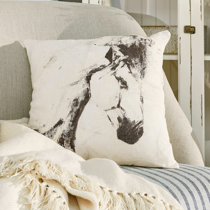 LOBERON Kussenhoes Mirandel beige