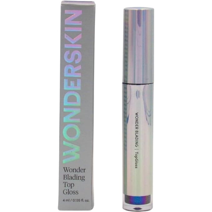 Wonderskin Blading Top Gloss Blue Glitter 4 ml