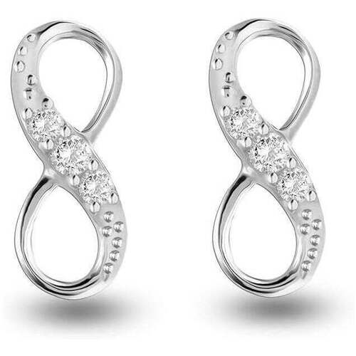 Vrouwelijke Infinity Oorbellen met Sparkles BIPE060