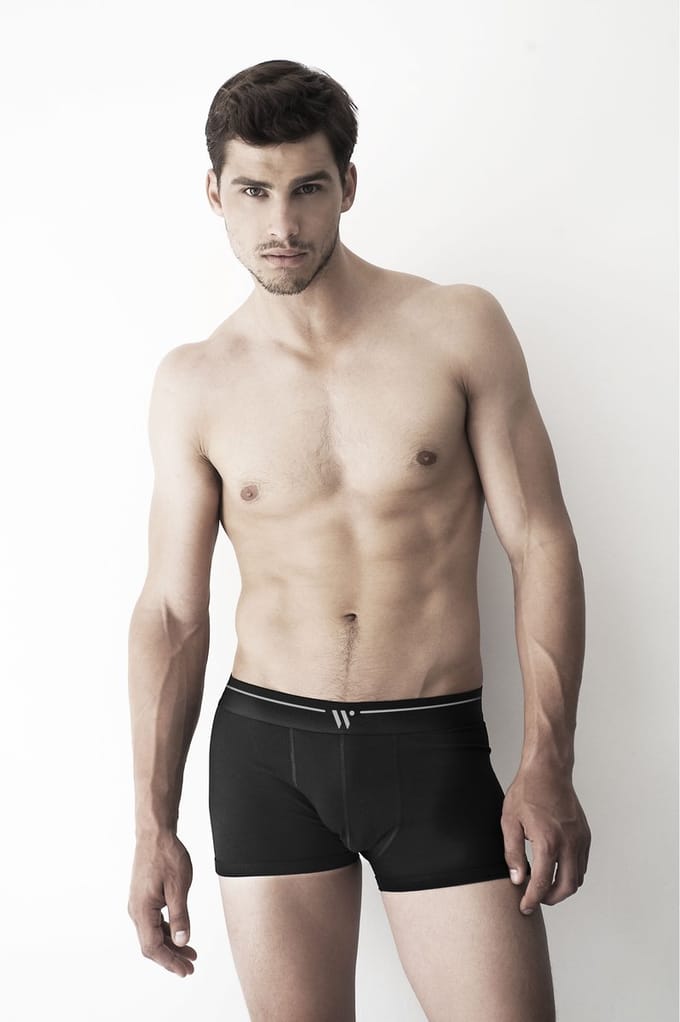 Woody Basic Boxershort Duopack zwart - 999-1-CLM-Z/199 - Maat S