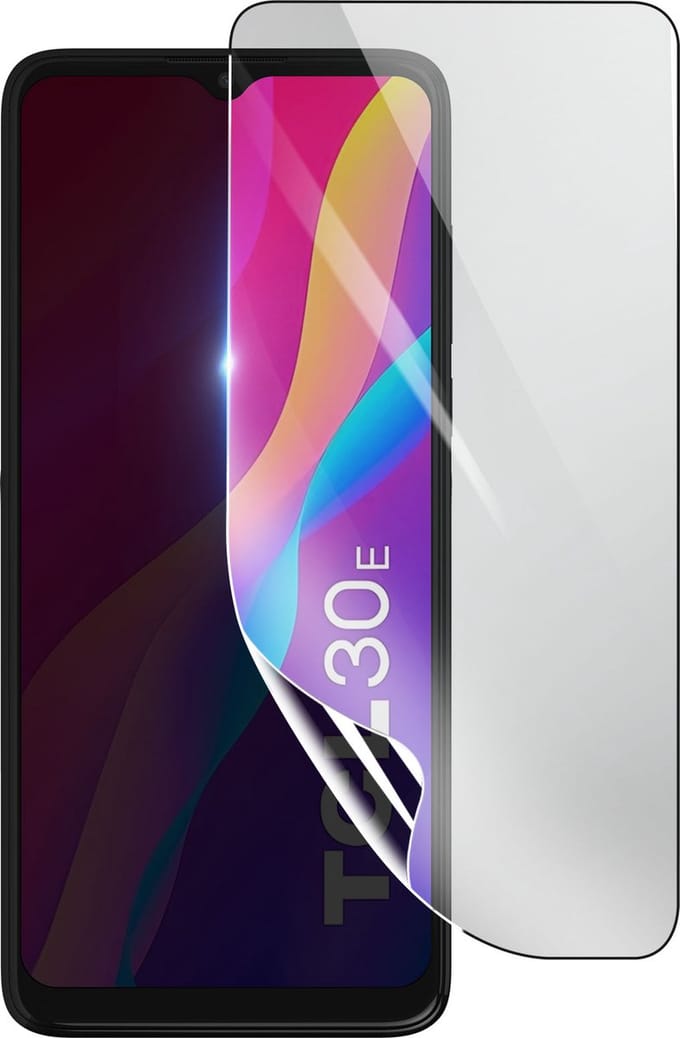 3mk, Geschikt voor TCL 30E, Schokbestendige Hydrogel Screenprotector, Transparant