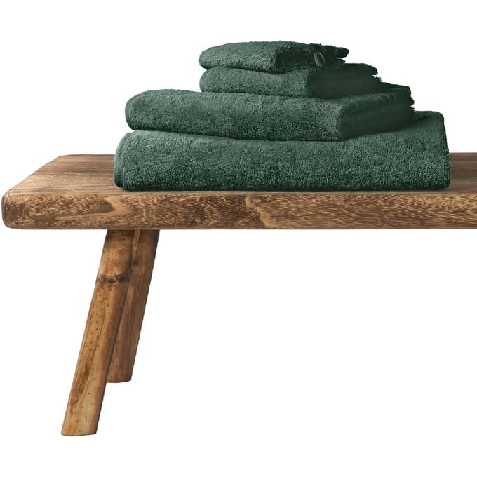 Douchehanddoek Skyline Color 70x140 donkergroen - SCHIESSER Home 70*140