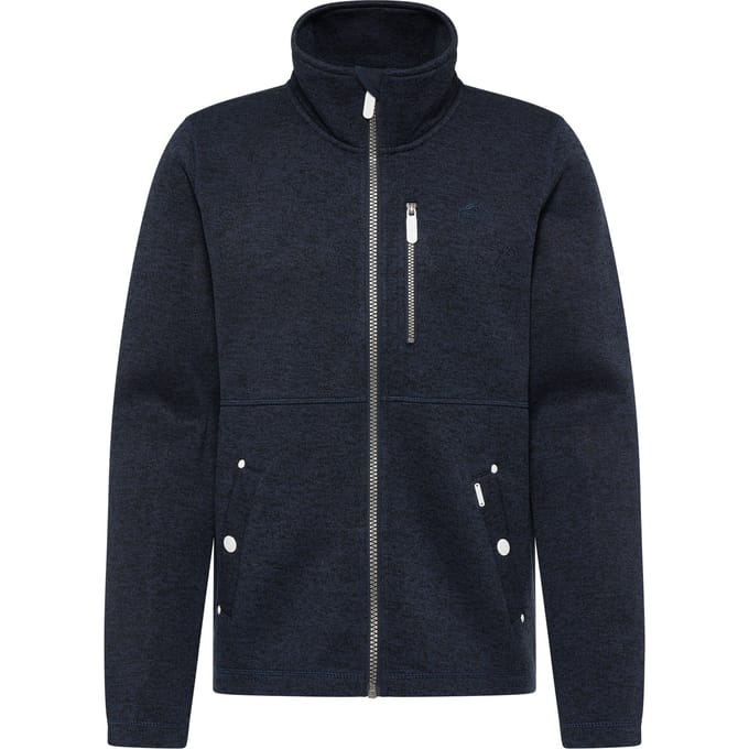 ICEBOUND Yuka serie Gebreide fleece jas Heren marine gem
