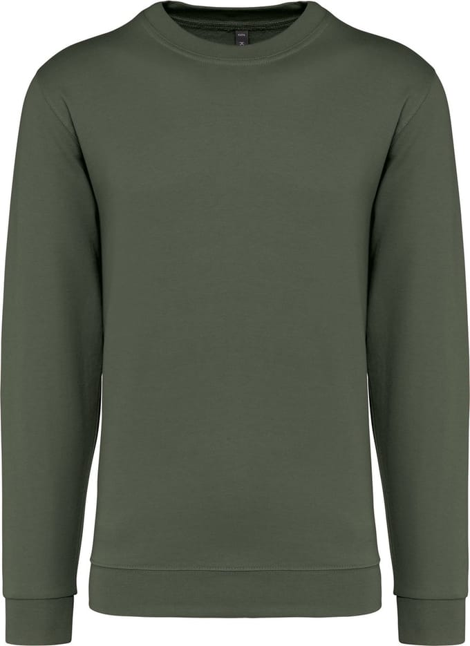 Sweater 'Crew Neck Sweatshirt' Kariban Collectie Basic+ S - Caper Green