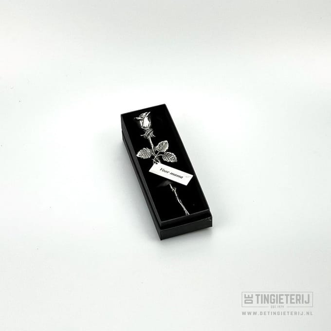 Roosje met label ''Voor mamma'' - Luxe geschenk - Moederdag - Dankbaar - Symbolisch cadeau