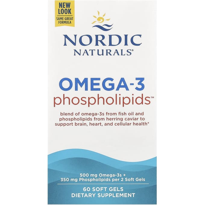 Nordic Naturals Omega-3 Phospholipids - 60 Softgels