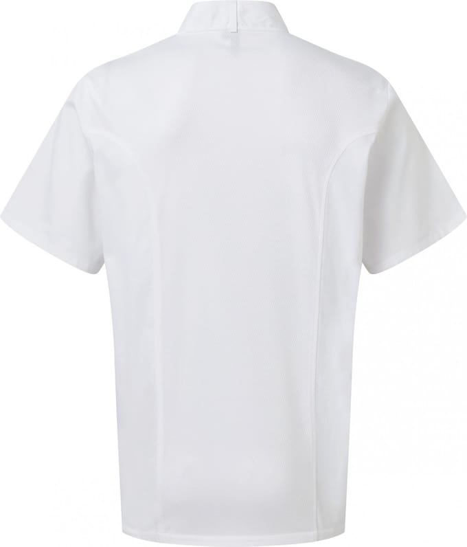 Schort/Tuniek/Werkblouse Unisex M Premier Lange mouw White 65% Polyester, 35% Katoen