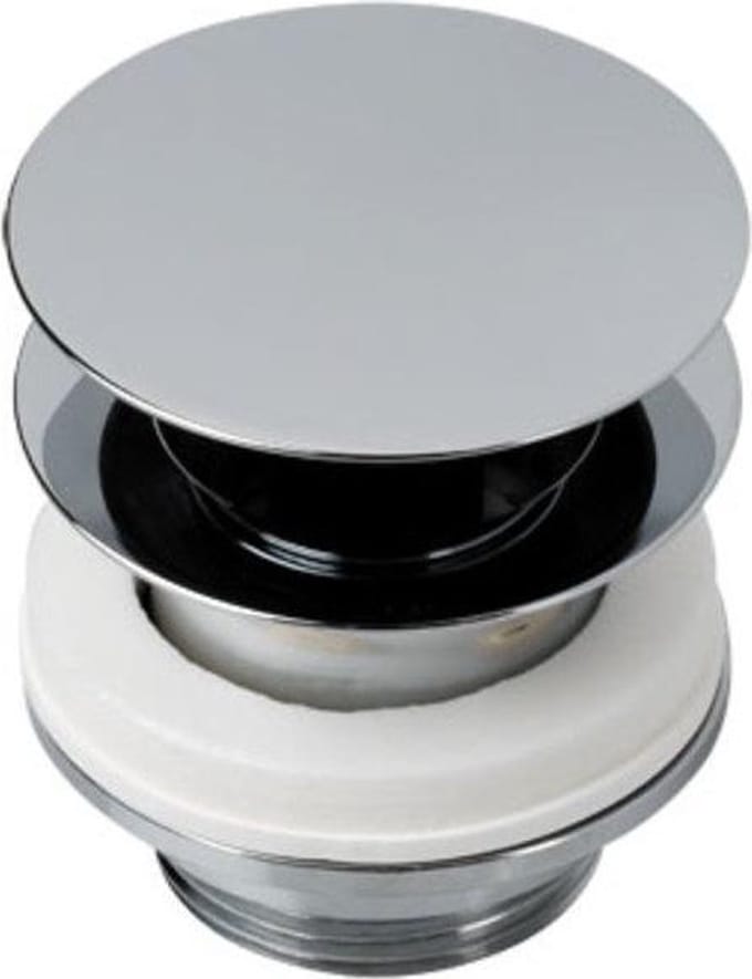 Plieger afvoerplug voor wastafel 5/4 chroom