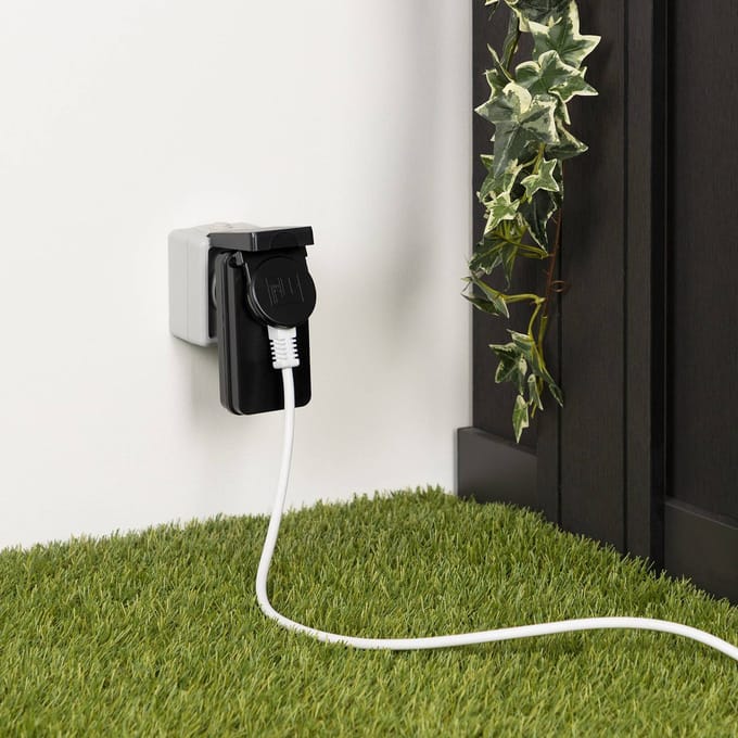 Smartwares set van 2 radiogestuurde wandcontactdozen SH4-99654 Buitenruimte