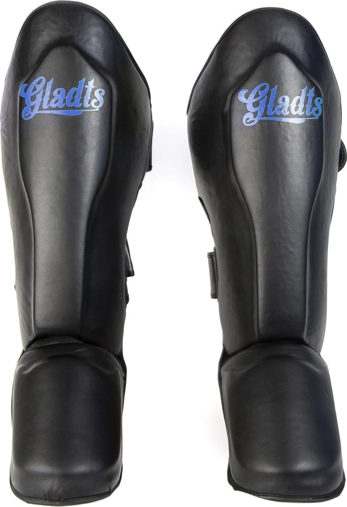 Gladts Classic Blue Scheenbeschermers – Blauw – Maat M – Kickboksen, Muay Thai en MMA