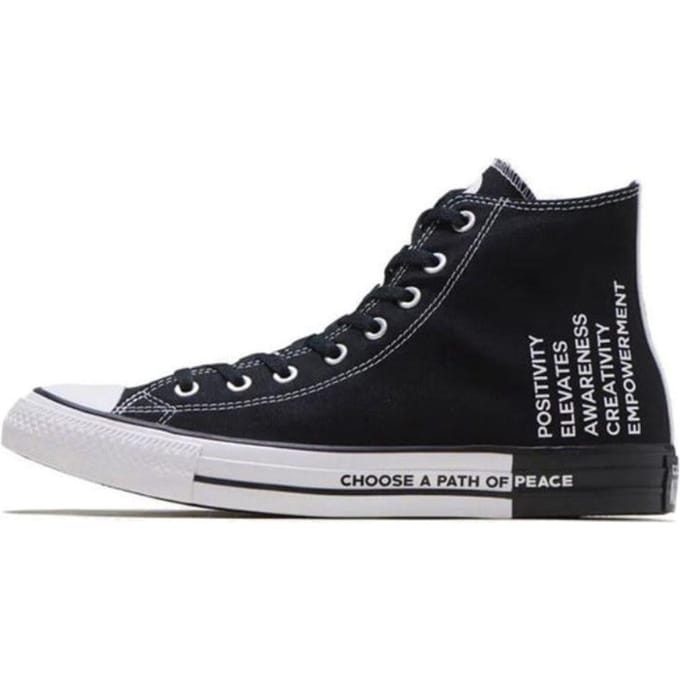 Converse Chuck Taylor All Star High 'Seek Peace - Zwart' 36.5 black