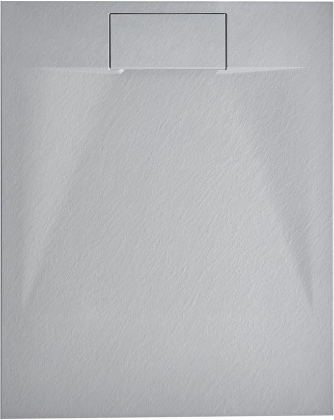 BELIANI AZZURRO - Douchebak - Grijs - 100 x 80 x 3 cm - SMC (kunststof)
