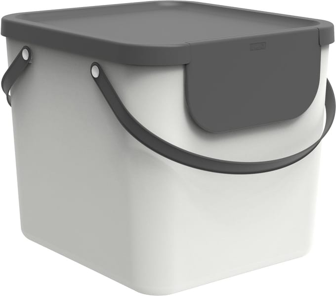 Rotho Albula afvalscheiders - BPA vrij - 40L - wit