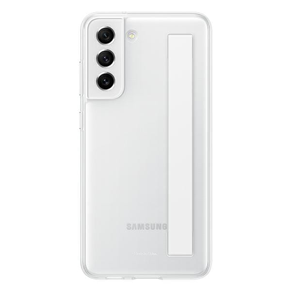 Hoesje voor Samsung Galaxy S21 FE Samsung Slim Strap Cover Wit