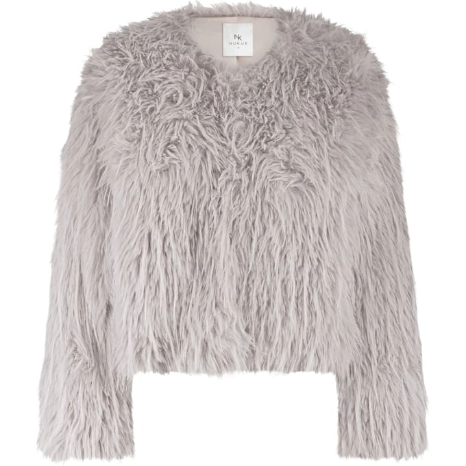 Nukus Lori Jacket Jackets Lichtgrijs Nkf13086