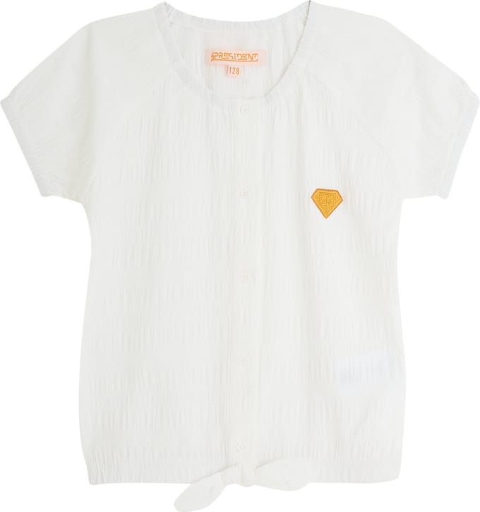 4PRESIDENT T-shirt meisjes - White - Maat 152 - Meiden shirt
