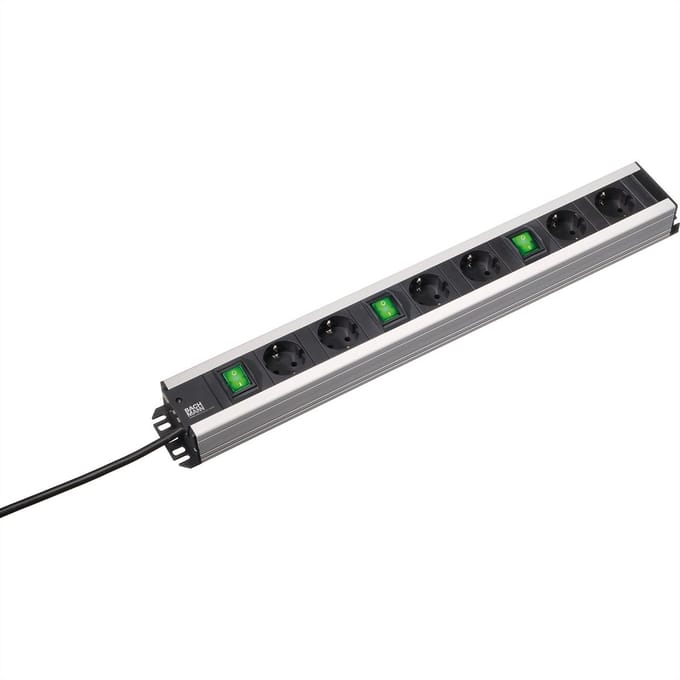 Bachmann 300.050 power uitbreiding Binnen 2 m 6 AC-uitgang(en) Zwart