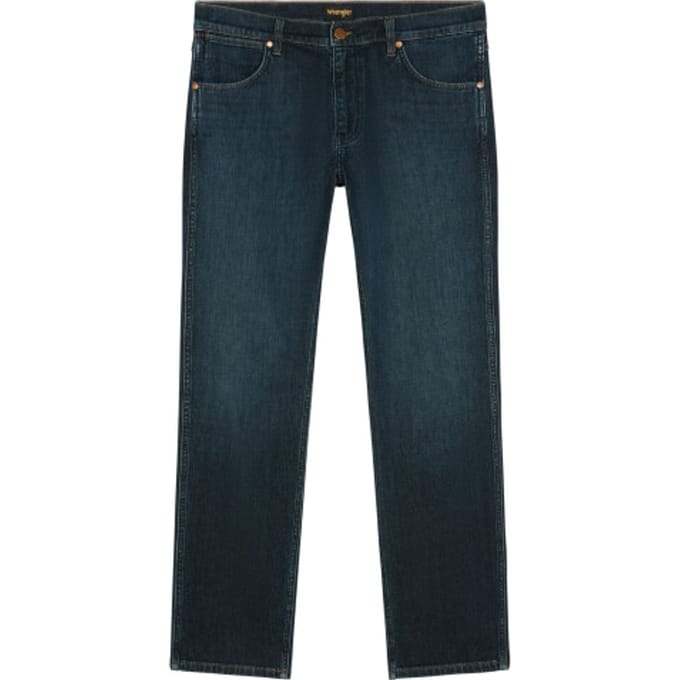 Wrangler - Greensboro - Heren Regular Straight-fit Jeans - Moonlit