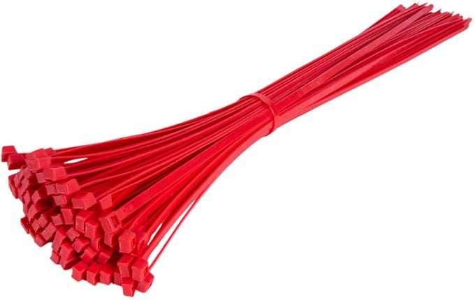 TD47 Kabelbinders 9.0 x 775 mm Rood - Tie wraps - Tyraps