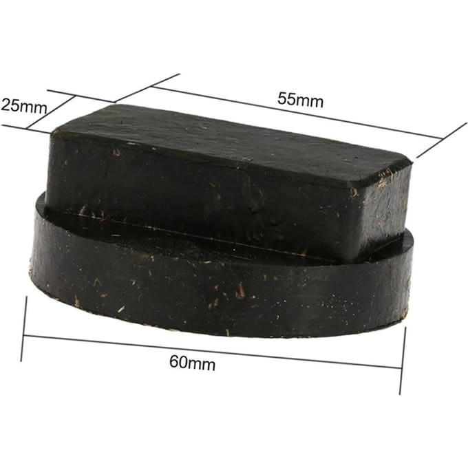 Rubber Jacking Pad Tool Jack Pad Adapter om dorpelschade te voorkomen voor BMW black