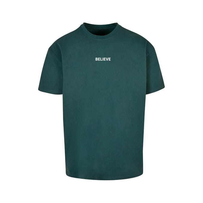 Oversized T-shirt Merchcode Believe Front Heavy