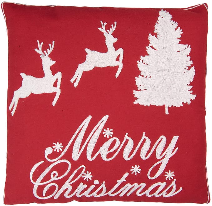 Clayre & Eef Sierkussen 45x45 cm Rood Polyester