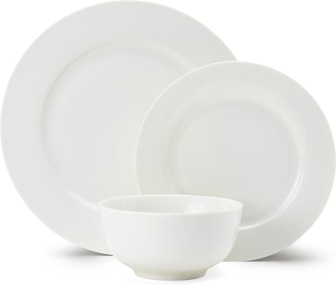 Mikasa - Serviesset - Egret - China - Wit - 12-Delig