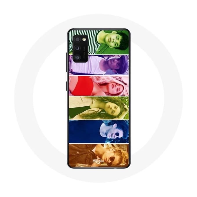 Coque - Samsung - Galaxy A41 - Souple - Blanc - Poursuis Tes Rêves Split Visages