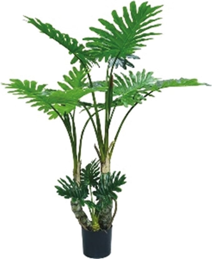 Kunstplant Philodendron 3-Stam - 160 cm