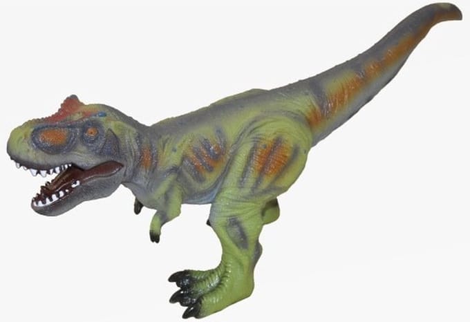 Cornelissen speelfiguur - T-Rex dinosaurus - 63 cm - groot - speelgoed - kunststof - dieren - groen