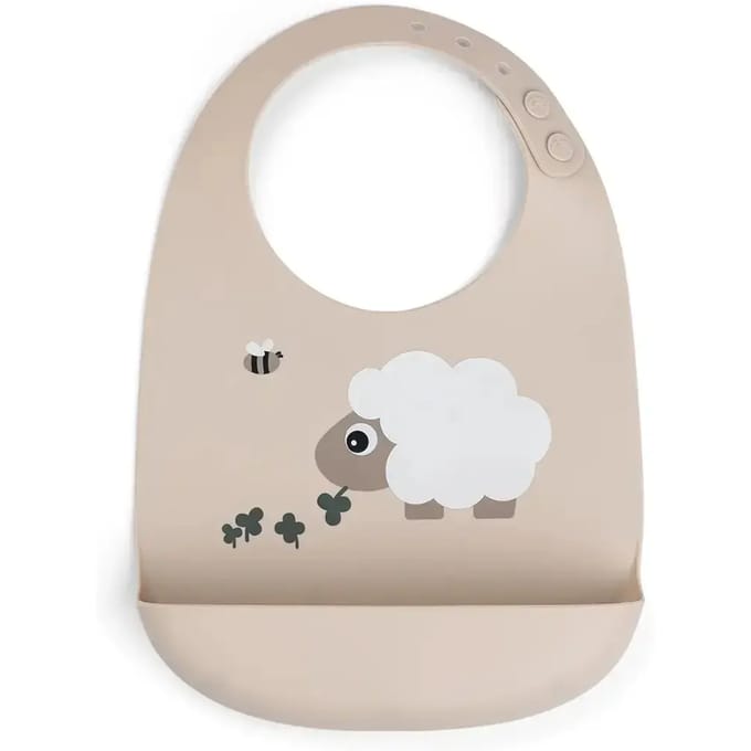 Done By Deer Thermos Drinkfles Rietje - 340 ml - Tiny Trails - Sand