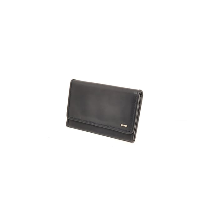 Berba | Soft | Damesportemonnee | 5 pasjes | RFID | Donkerblauw | Leer