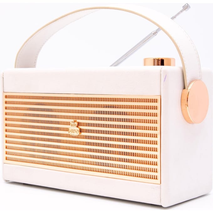 GPO DARCYCRE - Draagbare retro radio, Darcy, creme