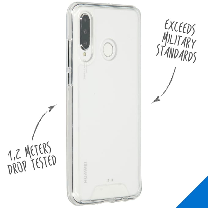 Accezz Xtreme Impact Backcover voor de Huawei P30 Lite - Transparant