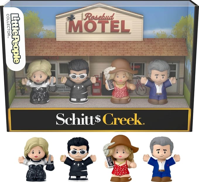 Verzamelset Schitt's Creek Figuren in Luxe Display Box - Speciale Editie